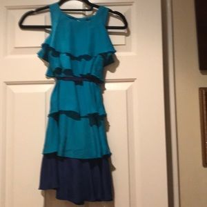 Tiered ruffled dress